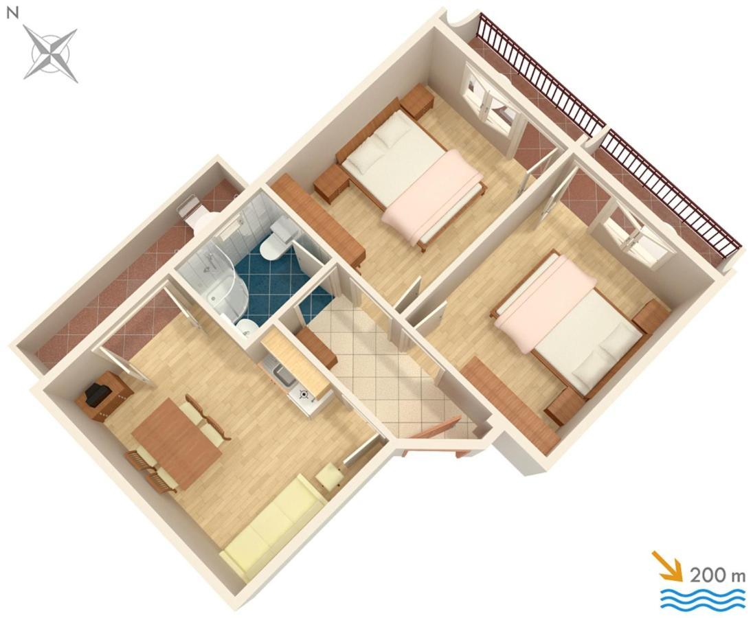 Apartments With A Parking Space Baska Voda, Makarska - 2709 Exterior photo